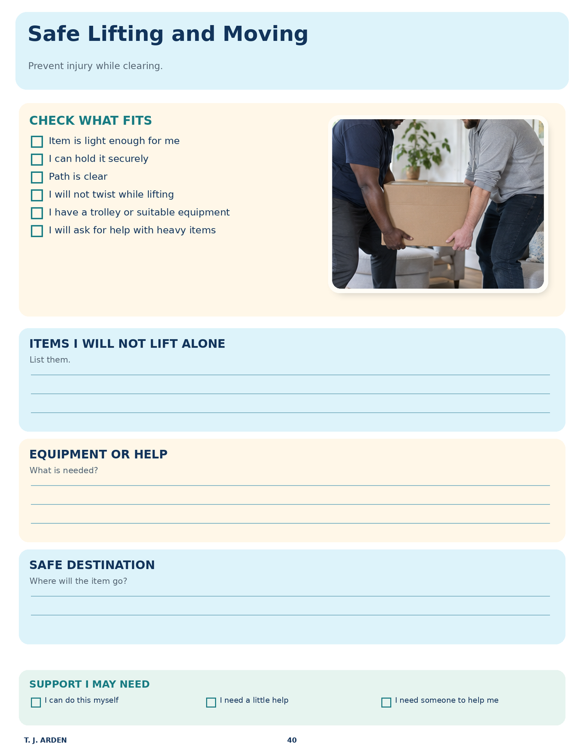 Declutter & Reset Your Home Worksheets -Cleaning, Organising - Home Routines Printable Pack