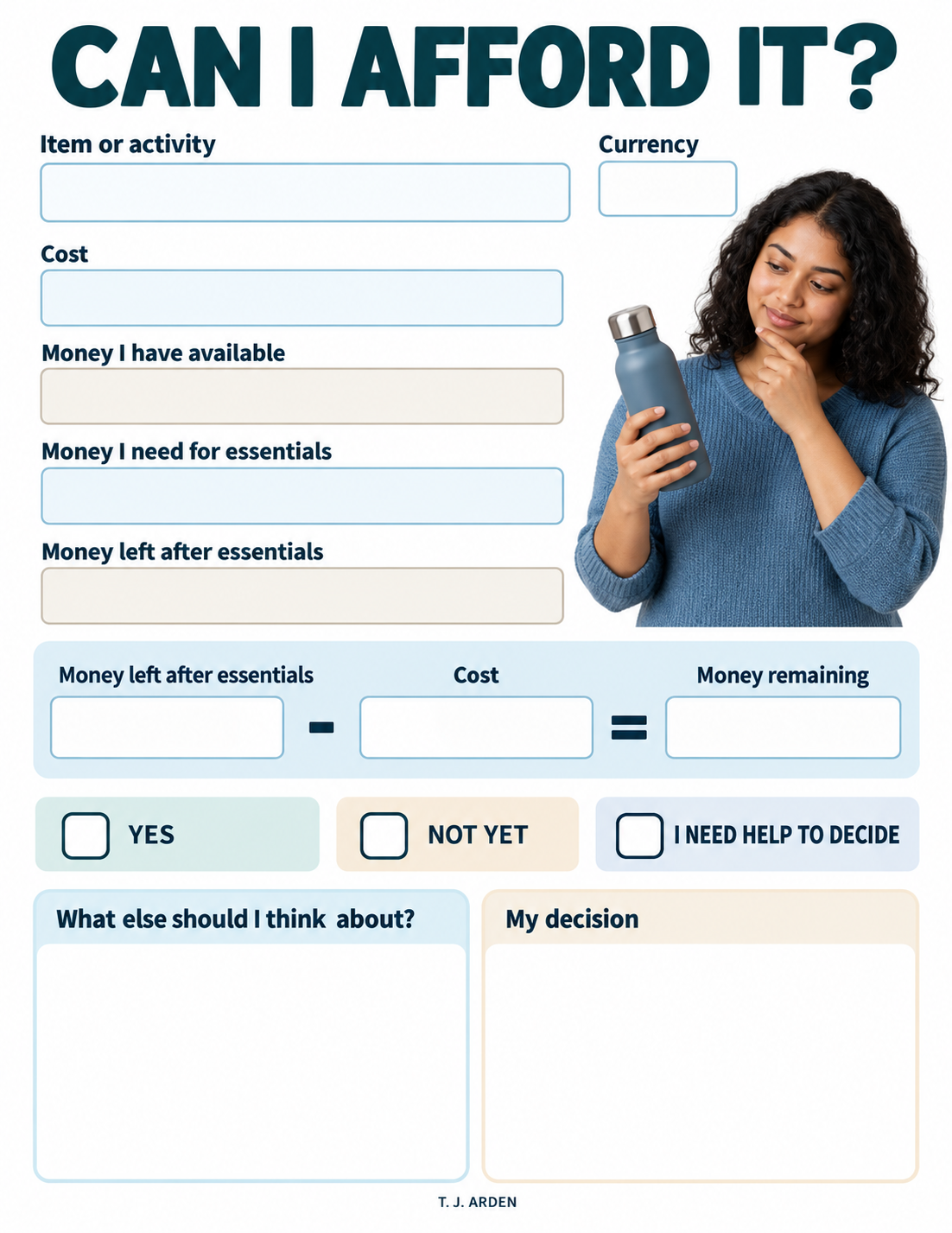 My Money Skills – Complete Printable Worksheet Bundle