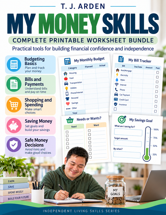 My Money Skills – Complete Printable Worksheet Bundle